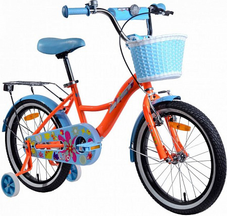 На картинке изображен Велосипед Aist Lilo 18" (2019) Orange/Blue Велосипед Aist Lilo 18" (2019) Orange/Blue