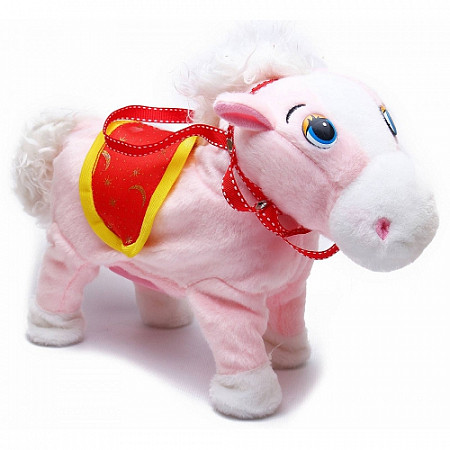 Мягкая игрушка Ausini Лошадка 958-1 Pink