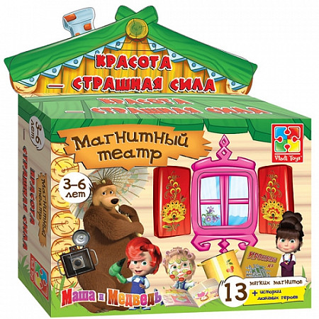 Игра Магнитный театр Vladi Toys Маша и Медведь VT3206-17