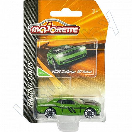Машинка Majorette 1:64 Racing Cars Dodge Challenger SRT Hellcat (212084009) green