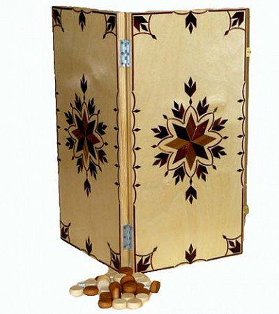 Нарды большие инкрустированные С-20