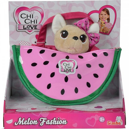 Мягкая игрушка Simba Chi-Chi love Фруктовая мода с сумочкой 18 см (105893116)