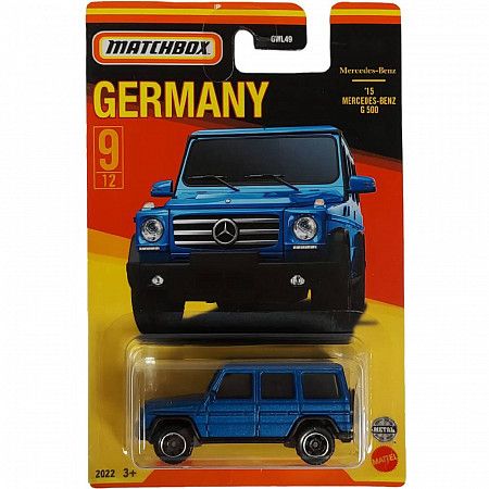 Машинка Matchbox Germany 15 Mercedes-Benz G 500 9/12 (GWL49 HFH52) коллекция 2022