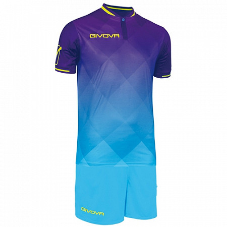 Футбольная форма Givova Kit Shade Kitc55 purple/blue