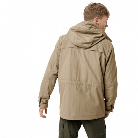 Ветрозащитная летняя куртка мужская Jack Wolfskin Lakeside Safari Jacket M sand dune