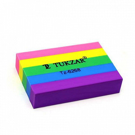 Ластик прямоугольный Tukzar Rainbow TZ 6268