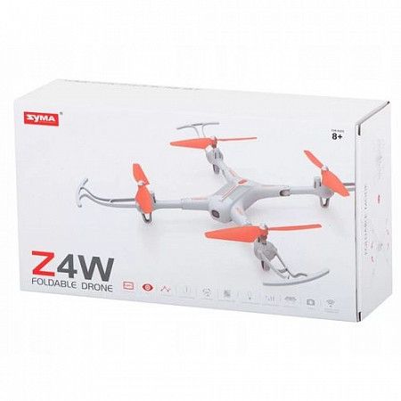 Квадрокоптер SYMA Z4w white/orange