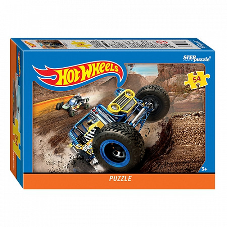 Мозаика Step Puzzle 54 Mattel Hot Wheels 71143