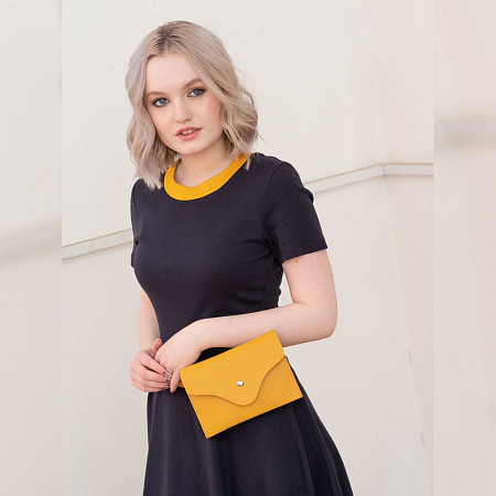 Поясная сумка женская Ors Oro OMS-0151 yellow