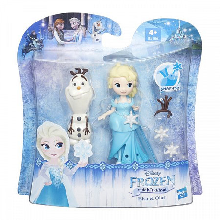 На картинке изображен Кукла Disney Frozen Анна и Свен маленькие (B5185) Кукла Disney Frozen Анна и Свен маленькие (B5185)