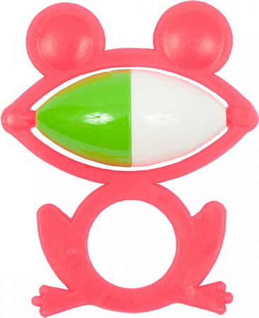 На картинке изображен Погремушка Аэлита Лягушонок 2С270 Погремушка Аэлита Лягушонок 2С270