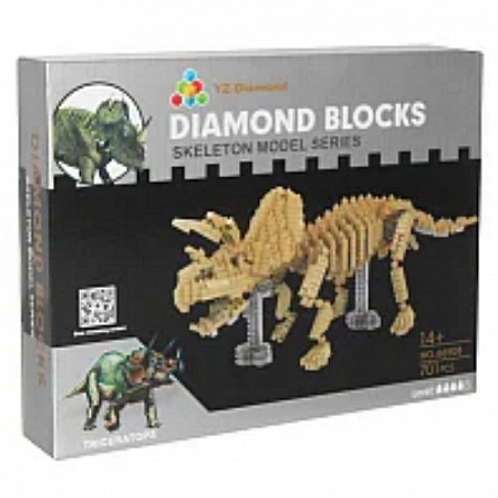 Конструктор из блоков YZ-Diamond Triceratops 66508