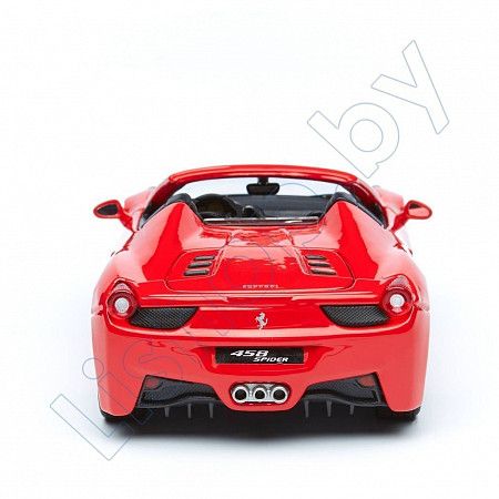 Машинка Bburago 1:24 Race And Play 458 Spider (18-26017)