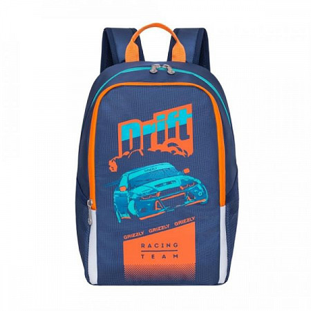 Школьный рюкзак GRIZZLY RB-863-1 blue