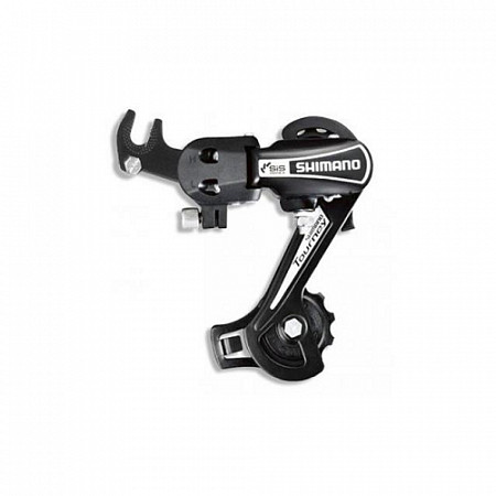 Переключатель задний Shimano Tourney, TY21-B, GS, 6ск., крепление на ось ARDTY21BGSBL black ZSM74681