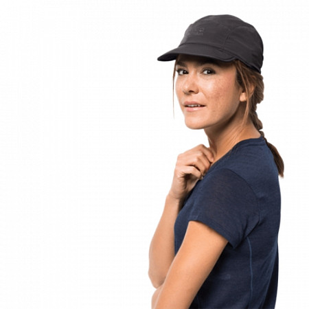 На картинке изображен Кепка мужская Jack Wolfskin Supplex Road Trip Cap dark steel 1906781-6032561 Кепка мужская Jack Wolfskin Supplex Road Trip Cap dark steel 1906781-6032561