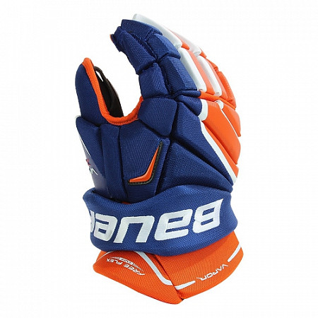 Перчатки хоккейные Bauer Vapor X100 Sr Blue/Orange