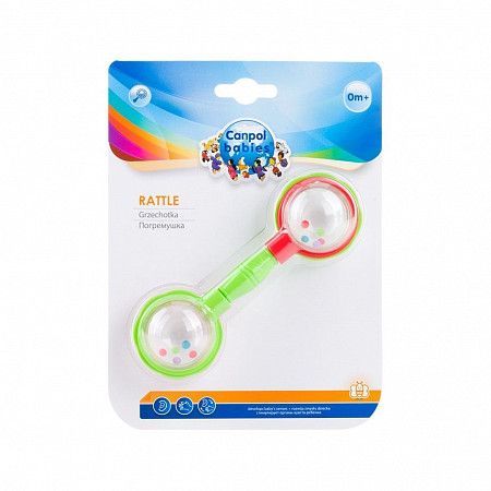 Погремушка Canpol babies BARBELL 0м+ (2/606) green