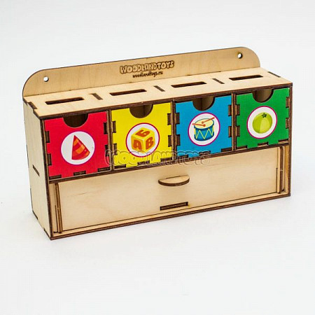 Комодик большой WoodLandToys Формы 4 119308