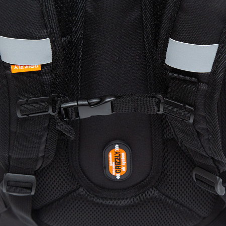 Рюкзак школьный GRIZZLY RAf-193-4 /1 black