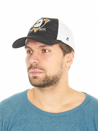 Бейсболка Atributika&Club NHL Anaheim Ducks 31077 black/black