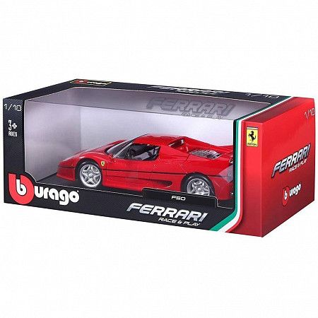 Коллекционная машина Bburago 1:18 Ferrari F50 (18-16004) red