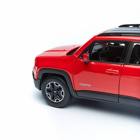 Масштабная модель автомобиля Maisto 1:24 Джип Ренегат (31282) red