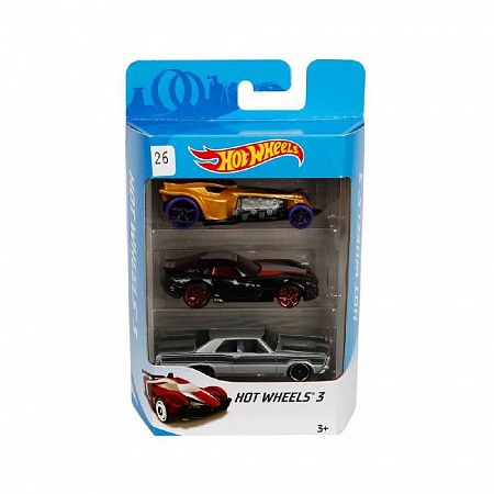 Набор машинок Hot Wheels 3 шт. (K5904) №2