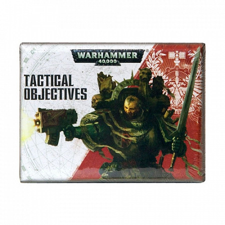 Набор карт Games Workshop Warhammer WH40K: Tactical Objective Cards ENG 40-20-60