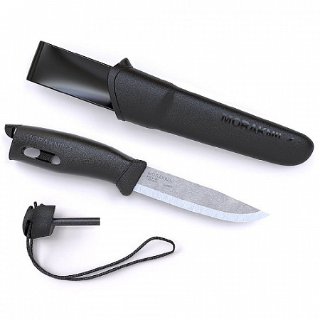 На картинке изображен Нож Morakniv Companion Spark black Нож Morakniv Companion Spark black