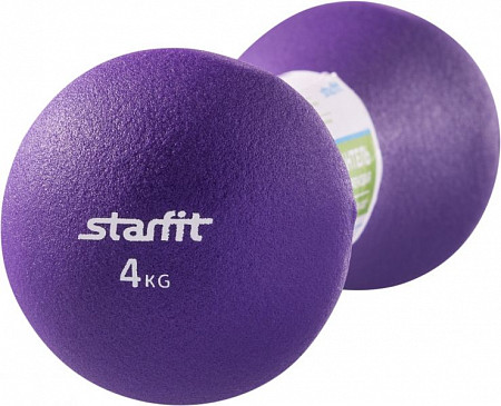 Гантель неопреновая Starfit DB-202 4 кг purple