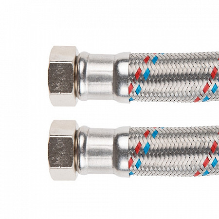 Подводка гибкая Av Engineering для воды гайка 1" - гайка 1" 80см AVE20680