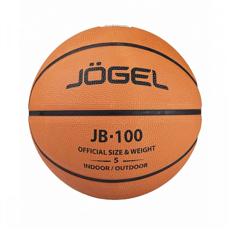 Мяч баскетбольный Jogel JB-100 №5 brown/black