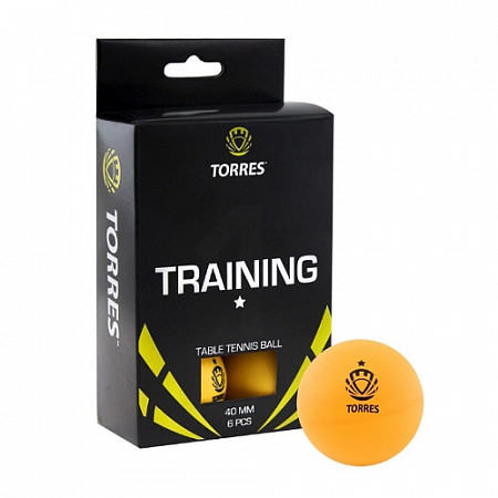 Мячи для настольного тенниса Torres Training 1* TT0015 orange