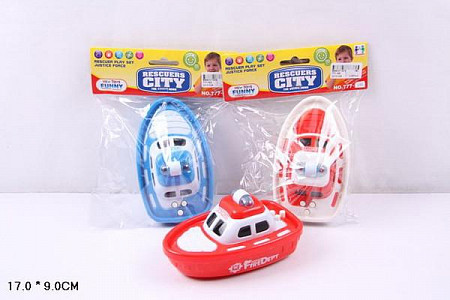 Катер Shenzhen Toys Rescuers City 777-19D red