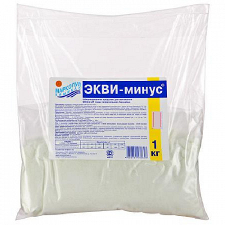 Средство для регулировки pH Маркопул Кемиклс Экви-минус 1 кг в пакете
