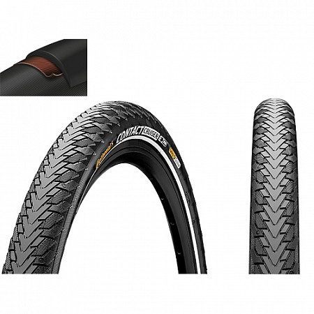 Велопокрышка Continental RIDE Cruiser 27.5 x 2.40 (60-584) 101753 black