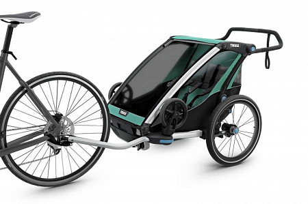 Детская мультиспортивная коляска Thule Chariot Lite2 green (10203007)