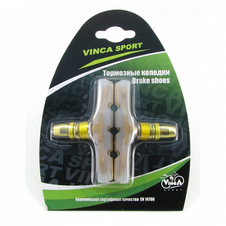 Тормозные колодки Vinca EN14766/SGS/REACH пара VB 970 gold 70мм  