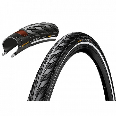 Покрышка Continental Contact, 28 x 1.6, 42-622 101324 black/black ZCO01324