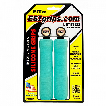 Грипсы ESI Fit XC Seafoam FTXLM-SF Light Blue