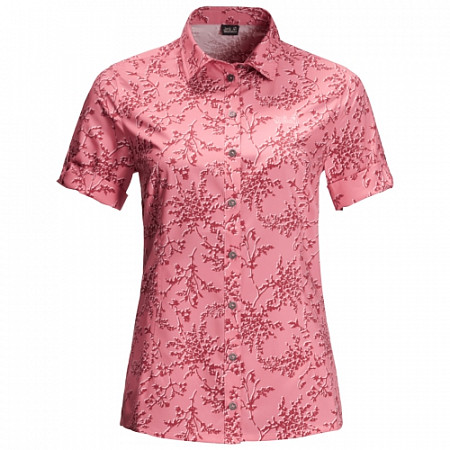 Рубашка женская Jack Wolfskin Matata Print Shirt W rose quartz all over