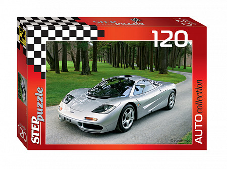 Мозаика Step Puzzle Золотая серия -10 120 Машины 75010
