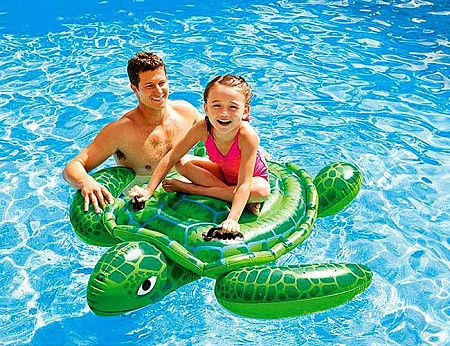 Надувная игрушка Intex Прогулка на морской черепахе 150х127 см 57524NP 