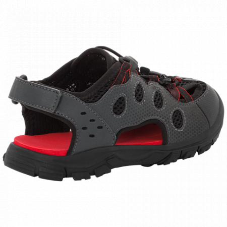 На картинке изображен Сандалии детские Jack Wolfskin Titicaca Low K black Сандалии детские Jack Wolfskin Titicaca Low K black