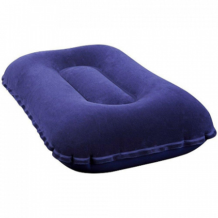 Надувная подушка BestWay Flocked Air Camp Pillow 67121 42х26х10см+ремкомплект blue