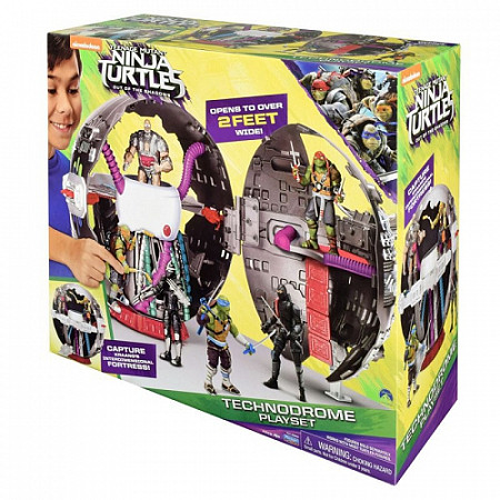 На картинке изображен Игрушка Turtles Игровой набор Технодром, серия Movie Line 2016 89806 Игрушка Turtles Игровой набор Технодром, серия Movie Line 2016 89806