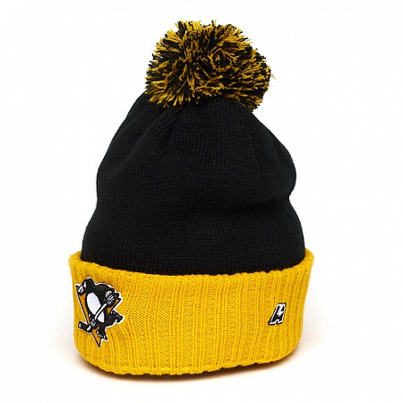 Шапка Atributika&Club NHL Pittsburgh Penguins 59254 black/yellow