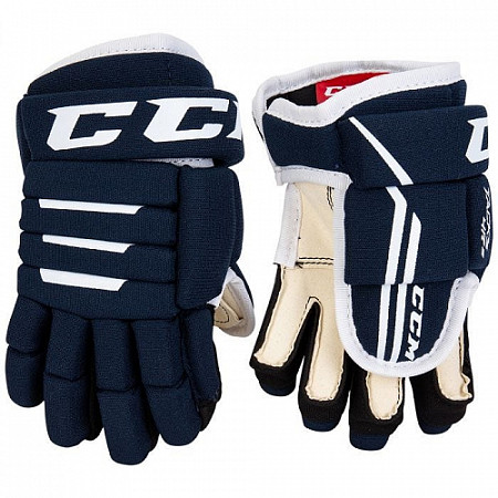 Перчатки хоккейные CCM  Tacks 4R2 YTH navy