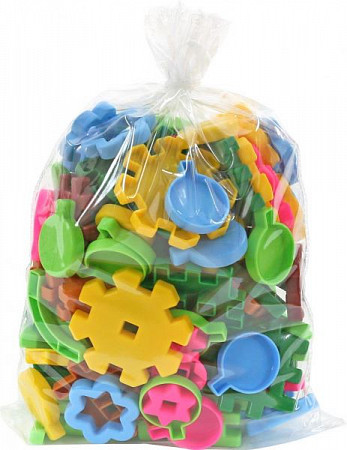 Конструктор Полесье Флора 1 126 элементов в мешке 5403